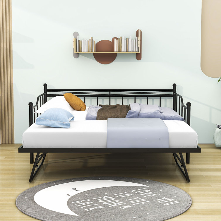 Full metal deals daybed with trundle